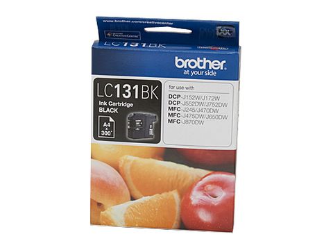 DYN-LC131BK BROTHER LC131 BLACK INK CARTRIDGE - UP TO 300 PAGES