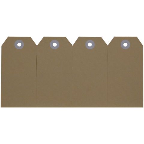 SHIPPING TAGS NO 2 40x82mm BUFF BX1000