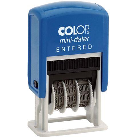 COLOP S160/L5 MINI DATER 4MM ENTERED