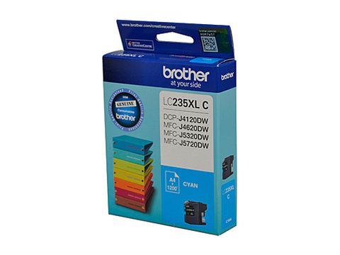 DYN-LC235XLC BROTHER LC-235XL CYAN INK CARTRIDGE - 1200 PAGES - CQS1