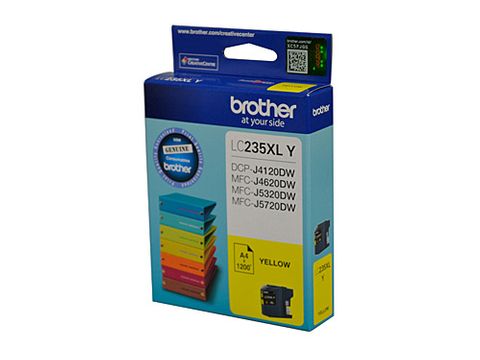 DYN-LC235XLY BROTHER LC-235XL YELLOW INK CARTRIDGE - 1200 PAGES - CQS1