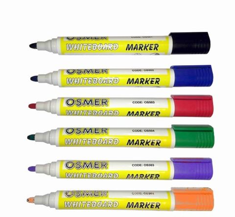 MARKER WHITEBOARD RED BULLET POINT OSMER