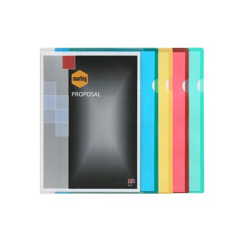 LETTER FILE A4  BLUE POLY  MARBIG  100 MICRONS
THICKNESS