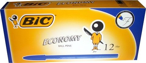 PEN BIC ORANGE ORIGINAL FINE BLUE EACH