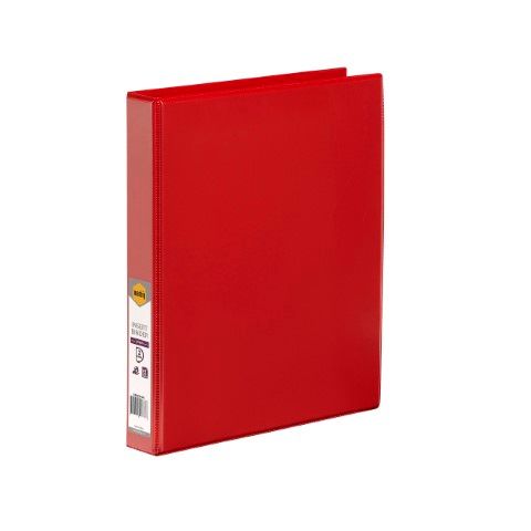 BINDER INSERT A4 25MM 2D RED