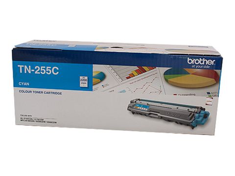 DYN-TN255C BROTHER TN-255 CYAN TONER CARTRIDGE - 2200 PAGES - CQS2