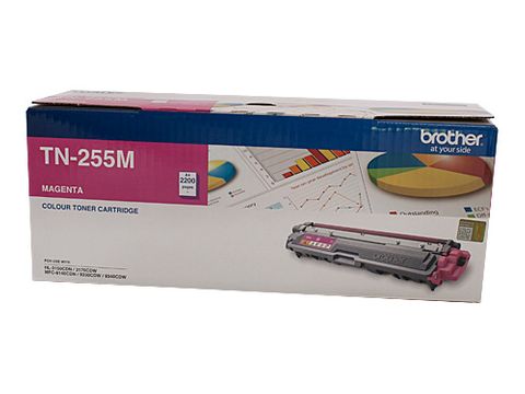 DYN-TN255M BROTHER TN-255 MAGENTA TONER CARTRIDGE - 2200 PAGES - CQS2