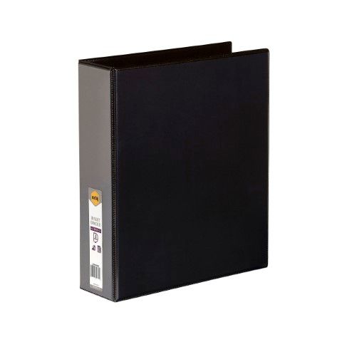 BINDER A4 2D 50MM BLACK INSERT CLEARVIEW