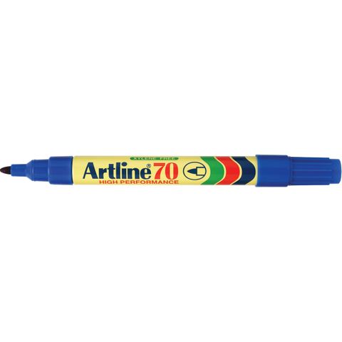 MARKER ARTLINE 70 BLUE PERMANENT BULLET TIP