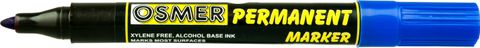 OSMER PERMANENT MARKER - BLUE BULLET TIP
