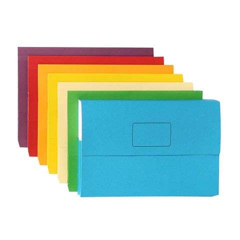 WALLET F/CAP SLIMPICK BRIGHTS ASSORTED COLOURS  PK10