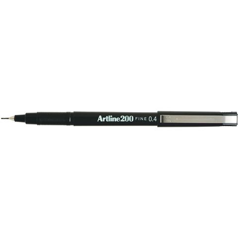 PEN ARTLINE 200 BLACK FINE 0.4MM