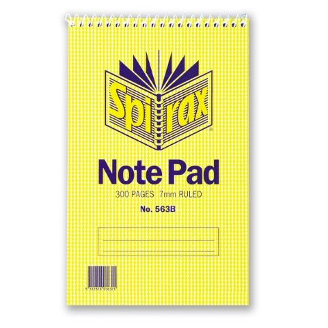 SPIRAX 563B REPORTERS NOTEBOOK - 300 PAGES