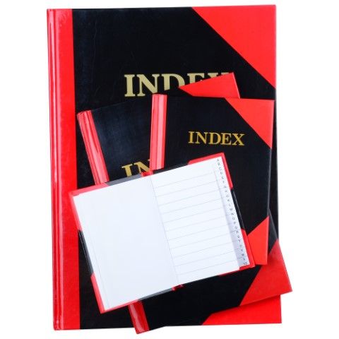 RED/BLACK A4 INDEX 100LF