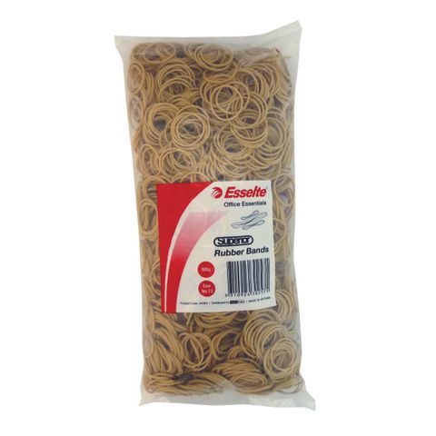 RUBBER BANDS SIZE 107 500GM BAG