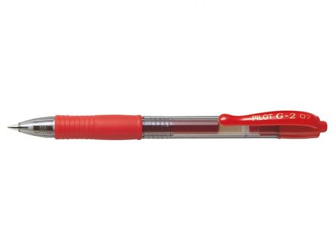 PILOT G2-7 RETRACTABLE
FINE RED 0.7MM POINT