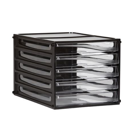 DESKTOP FILE STORAGE ORGANISER 5 DRAWER