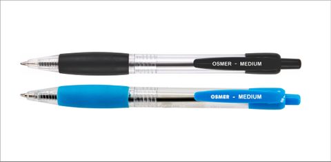 OSMER BALLPOINT PEN BLACK
RETRACTABLE