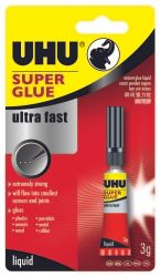 SUPERGLUE UHU INSTANT 3ML CARDED