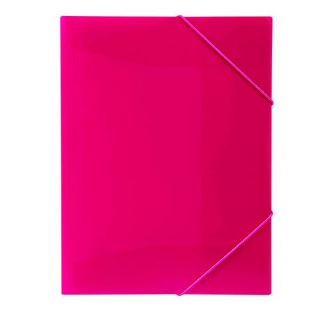 DOCUMENT FILE A4 PINK  PP ELASTIC STRAPS
MARBIG