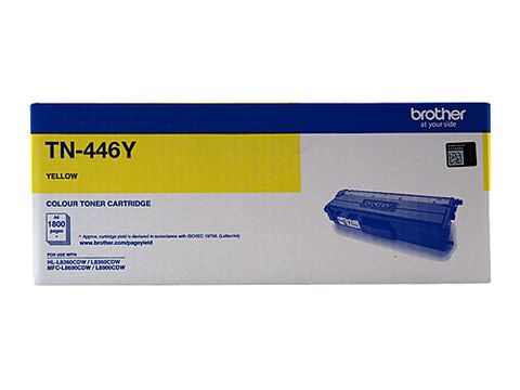 DYN-TN446Y BROTHER TN446 YELLOW TONER CARTRIDGE - 6500 PAGES - CQS2