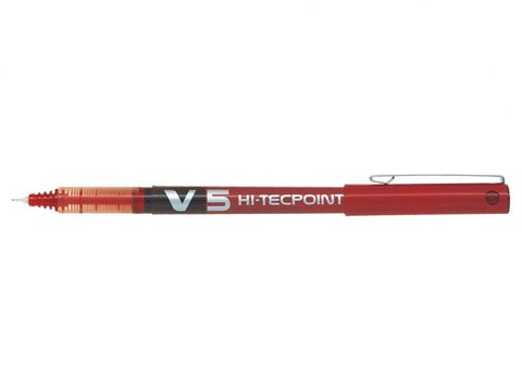 PILOT BX-V5 0.5 HI-TECHPOINT RED EXTRA FINE