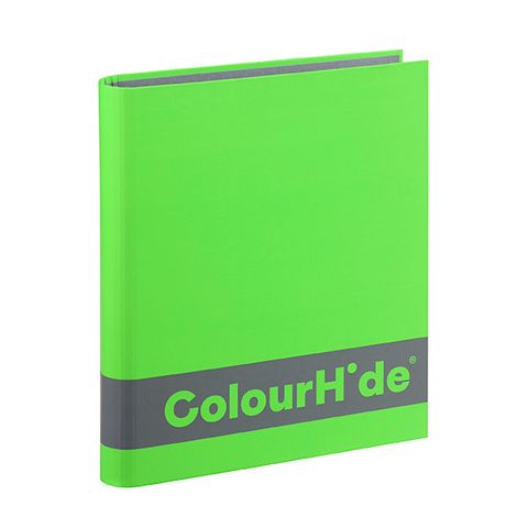 MARBIG COLOURHIDE SILKY TOUCH BINDER A4 2D 25MM GREEN 
**CLEARANCE - DISCONTINUED LINE - LIMITED STOCK AVAILABLE**