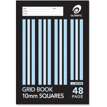 OLYMPIC GRID BOOK 225x175 48P 10mm G2104