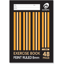 EXERCISE BOOK A4 48P 8mm E848