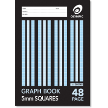 OLYMPIC GRAPH BOOK A4 48P 5mm GH548