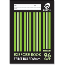 EXERCISE BOOK A4 96P 8mm E896
