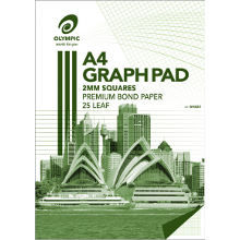 OLYMPIC GRAPH PAD A4 25L 2mm GH225