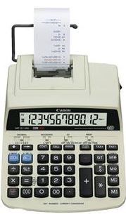 CALCULATOR CANON MP120MG PRINTING