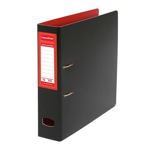 COLOURHIDE A4 RED / BLACK LEVER ARCH FILE
PP - 9312311187846