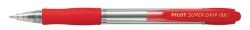 PILOT BPGP-10M MEDIUM RED RETRACTABLE PEN