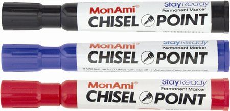 BLACK MON AMI CHISEL PERMANENT STAY READY
MARKER