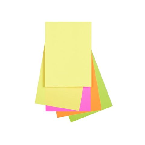 FLUORO ASSORTED A4 80GSM PAPER PK100 QUILL