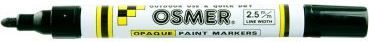 PAINT MARKER 2.5MM TIP BLACK OSMER
