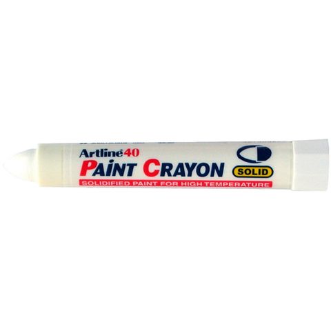 MARKER ARTLINE 40 PAINT CRAYON WHITE
SOLIDFIED PAINT FOR HIGH TEMPERATURE