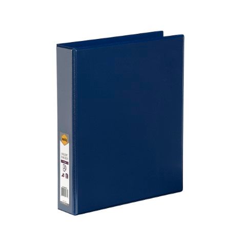 BINDER A4 3D 38MM BLUE INSERT CLEARVIEW