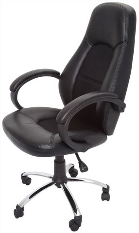 CL410 HIGH BACK EXECUTIVE CHAIR - 120 KG WEIGHT RATING - PU LEATHER