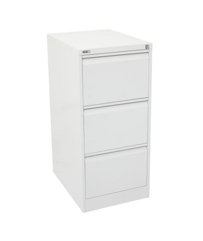 GO HEAVY DUTY 3 DRAWER FILING CABINET CHINA WHITE