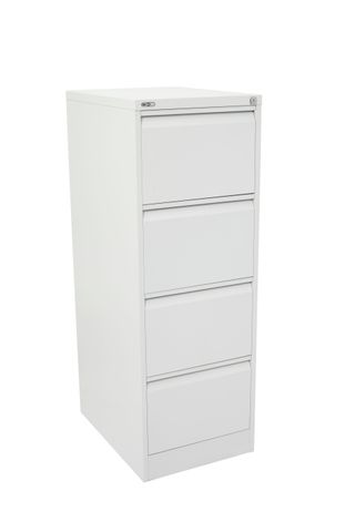 GO HEAVY DUTY 4 DRAWER FILING CABINET CHINA WHITE