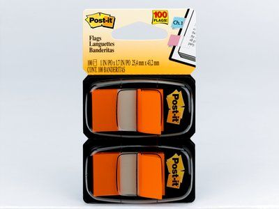 POST IT FLAGS - POP UP ORANGE 680-OE2