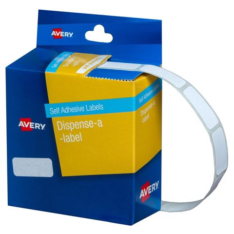 AVERY 937206 LABEL 10X24MM WHITE  BX1500