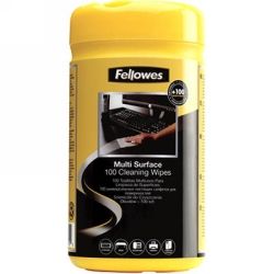 FELLOWES SURFACE CLEANING WIPES TUB 75