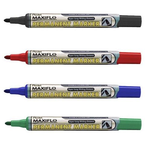 PENTEL MAXIFLO WHITEBOARD MARKERS BULLET POINT ORANGE