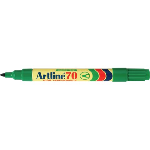 MARKER ARTLINE 70 GREEN PERMANENT BULLET TIP