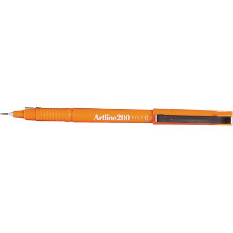 PEN ARTLINE 200 ORANGE FINELINER  0.4MM