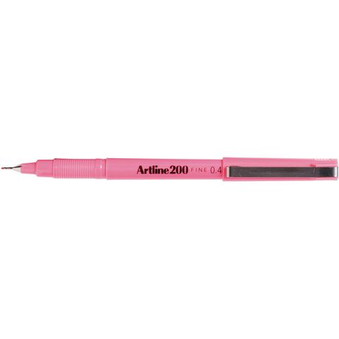 PEN ARTLINE 200 PINK FINELINE 0.4MM